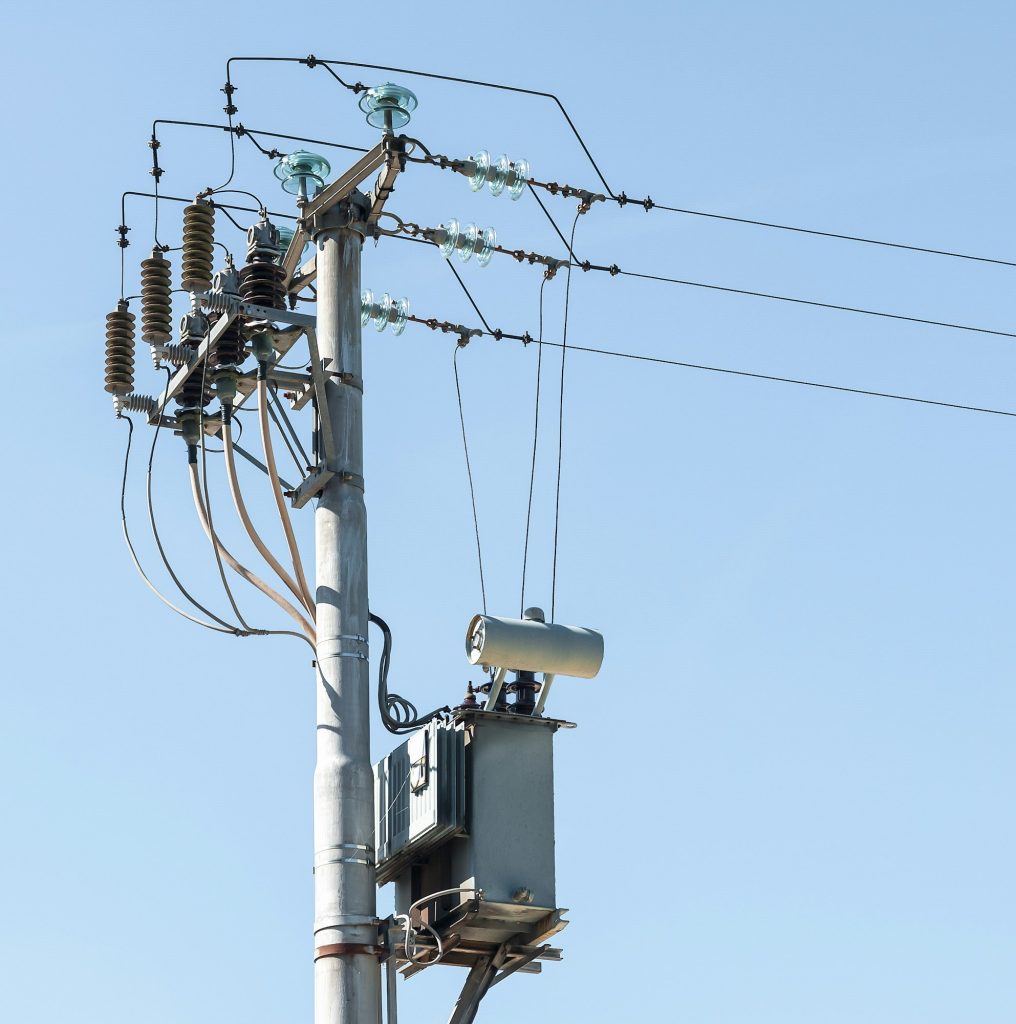 Electrical transformer to electrical pylon