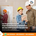 Asegura la durabilidad y seguridad de tus estructuras locativas con mantenimiento preventivo